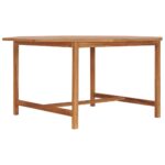 Garden Table 150x150x75cm Solid Teak Wood