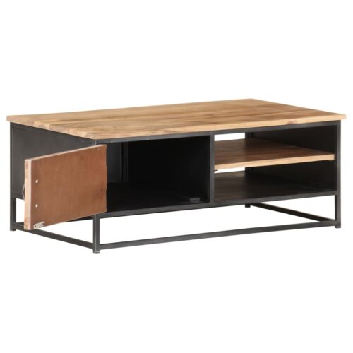 Coffee Table 90x50x35cm Solid Acacia Wood - Image 3