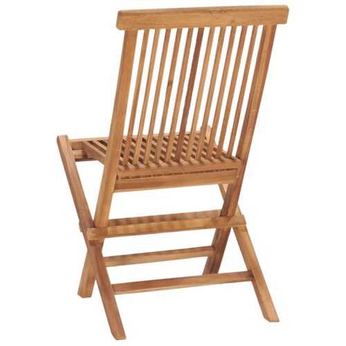7-Piece Folding Outdoor Dining Set Wood Timber Outdoor Patio Furniture Teak - Image 7