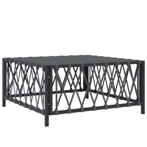 6-Piece Garden Lounge Set Outdoor Patio Sofa Chairs Furniture Anthracite Steel - Image 6