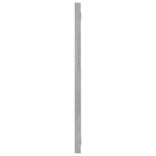 Bathroommirror Concrete Grey 80x1.5x37cm Engineered Wood - Image 4