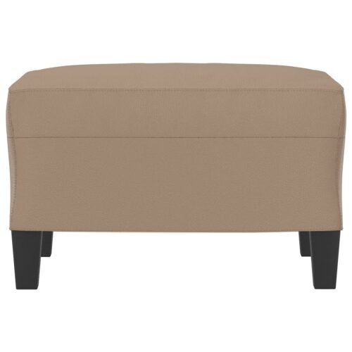 Footstool Cappuccino 60x50x41cm Faux Leather - Image 3