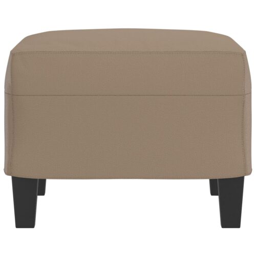 Footstool Cappuccino 60x50x41cm Faux Leather - Image 4