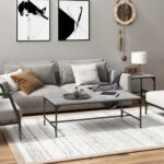 Coffee Table Grey Sonoma 100x50x35cm Engineered Wood