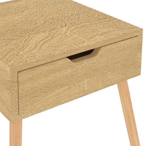 Bedside Cabinet Sonoma Oak 40x40x56cm Engineered Wood - Image 9
