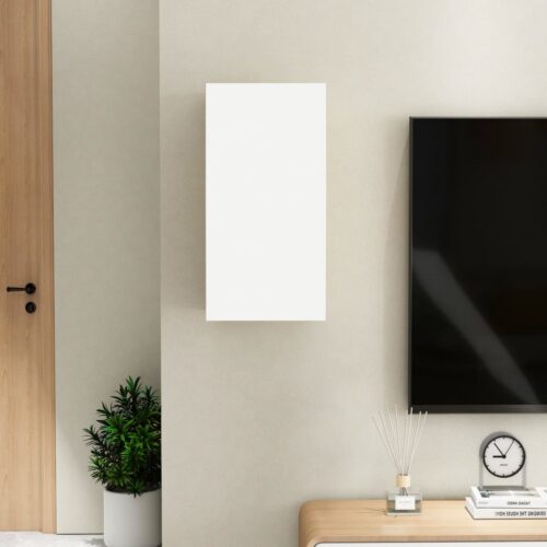 TV Cabinet White Sonoma Oak 30.5x30x60cm Engineered Wood - Image 10