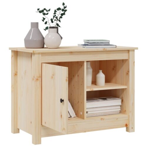 TV Cabinet 70x36.5x52cm Solid Wood Pine - Image 5