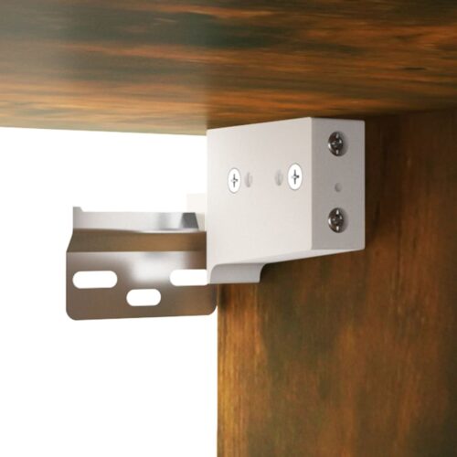 Wall-mounted Bedside Cabinets 2pcs Smoked Oak 35x35x20cm - Image 9
