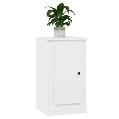 High Gloss Wooden Sideboard Buffet Cabinet Storage Shelf Cupboard Table White - Image 4