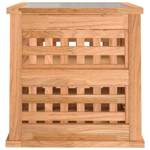 Bedside Cabinets 2pcs 34x34x34cm Solid Wood Walnut - Image 6