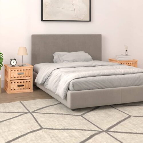 Bedside Cabinets 2pcs 34x34x34cm Solid Wood Walnut - Image 9