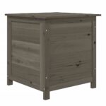 Outdoor Cushion Box Anthracite 50x50x56cm Solid Wood Fir