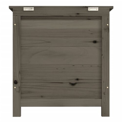 Outdoor Cushion Box Anthracite 50x50x56cm Solid Wood Fir - Image 4