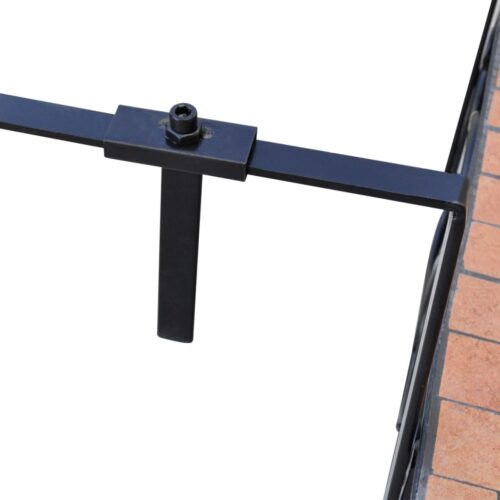 Mosaic Terracotta Hanging Balcony Table Garden Patio Coffee Tea Side Hook Stand - Image 4