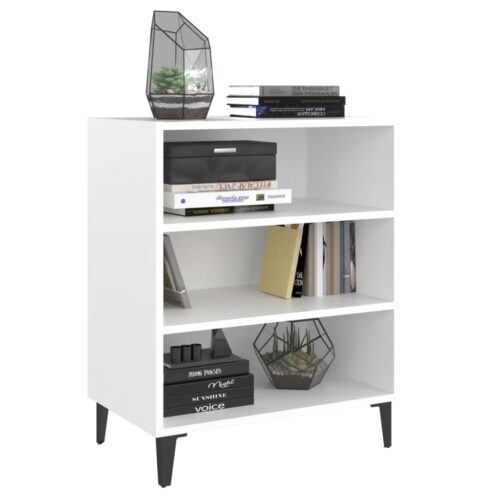 Sideboard White 57x35x70cm Engineered Wood - Image 3
