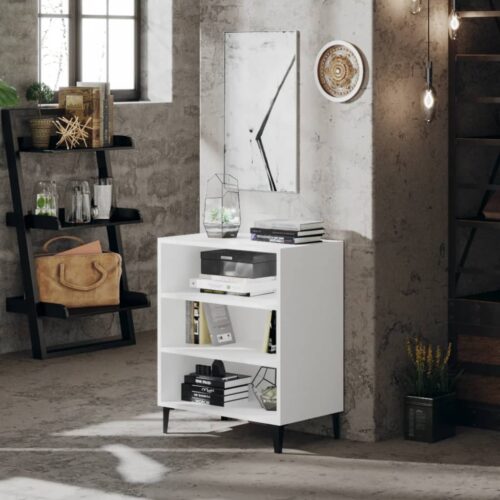 Sideboard White 57x35x70cm Engineered Wood - Image 7