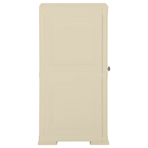 Plastic Cabinet 40x43x85.5cm Wood Design Angora White - Image 3