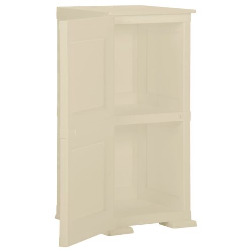 Plastic Cabinet 40x43x85.5cm Wood Design Angora White - Image 5