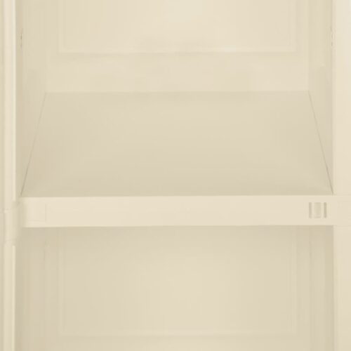 Plastic Cabinet 40x43x85.5cm Wood Design Angora White - Image 7