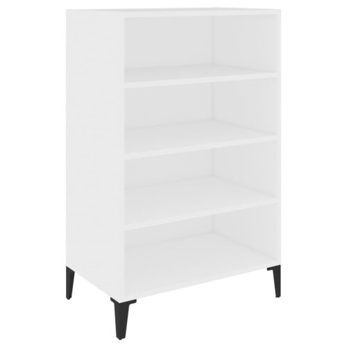 Sideboard White 57x35x90cm Engineered Wood - Image 2