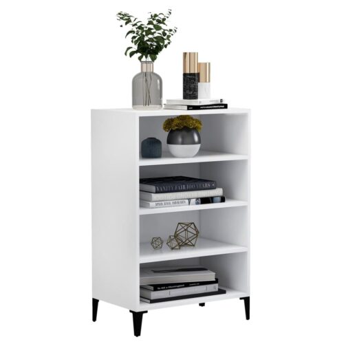 Sideboard White 57x35x90cm Engineered Wood - Image 3
