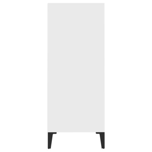 Sideboard White 57x35x90cm Engineered Wood - Image 5