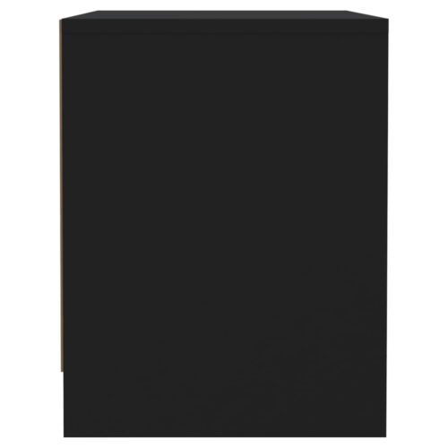 Bedside Cabinets 2pcs Black 45x34x44.5cm Engineered Wood - Image 7
