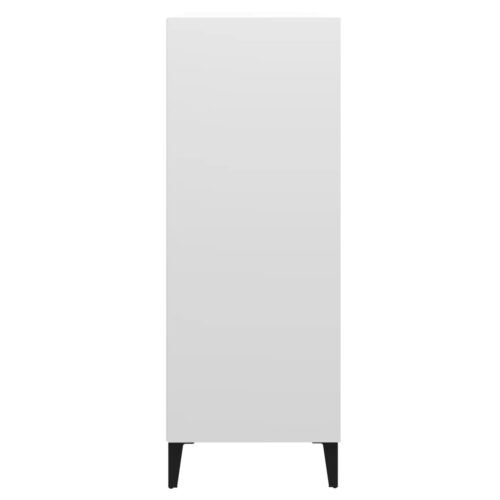 Sideboard White 69.5x32.5x90cm Engineered Wood - Image 4
