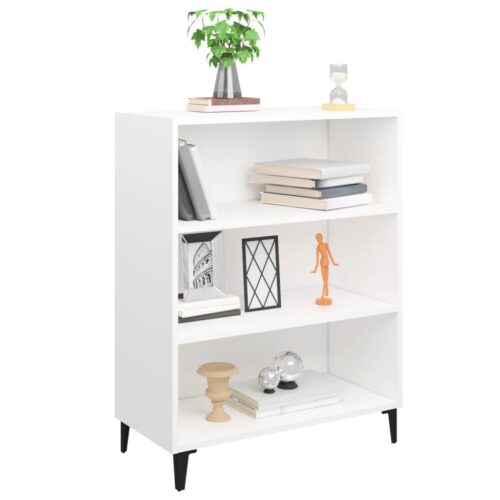 Sideboard White 69.5x32.5x90cm Engineered Wood - Image 5