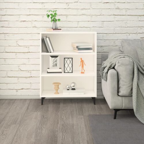 Sideboard White 69.5x32.5x90cm Engineered Wood - Image 6