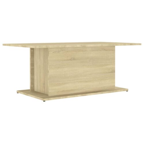 Coffee Table Sonoma Oak 102x55.5x40cm Engineered Wood - Image 2