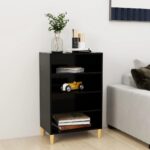 Sideboard Black 57x35x90cm Engineered Wood
