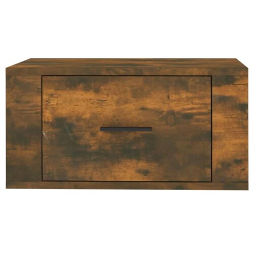 Wall-mounted Bedside Cabinets 2pcs Smoked Oak 50x36x25cm - Image 7
