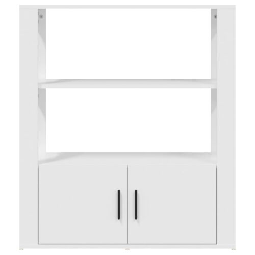 Sideboard White 80x30x90cm Engineered Wood - Image 6