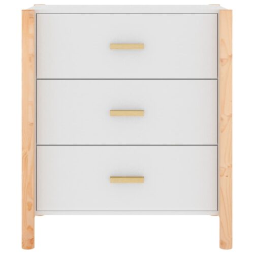 Sideboard White 62x38x70cm Engineered Wood - Image 5