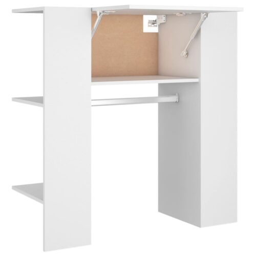 Hallway Cabinet White 97.5x37x99cm Engineered Wood - Image 2