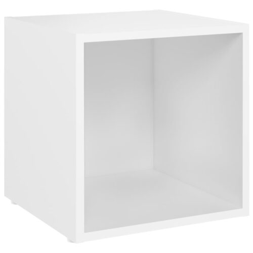 4pcs Set Wooden Wall Cabinet Display Table Bookshelf Storage Shelf Rack Shelves - Image 3