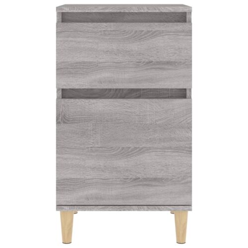 Bedside Cabinets 2pcs Grey Sonoma 40x35x70cm - Image 6