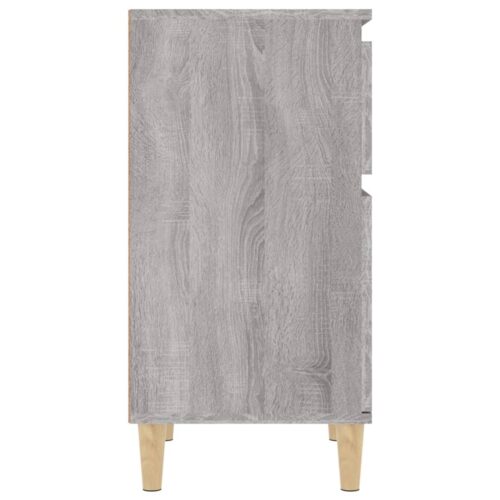 Bedside Cabinets 2pcs Grey Sonoma 40x35x70cm - Image 7
