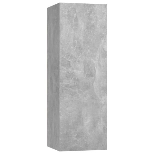 TV Cabinets 2pcs Concrete Grey 30.5x30x90cm Engineered Wood - Image 3