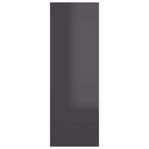 TV Cabinets 2pcs High Gloss Grey 30.5x30x90cm Engineered Wood - Image 4
