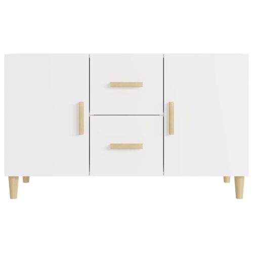 Sideboard White 100x36x60cm Engineered Wood - Image 3