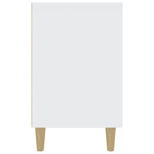 Sideboard White 100x36x60cm Engineered Wood - Image 4
