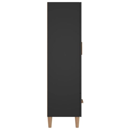 Highboard Black 70x31x115cm Engineered Wood - Image 5