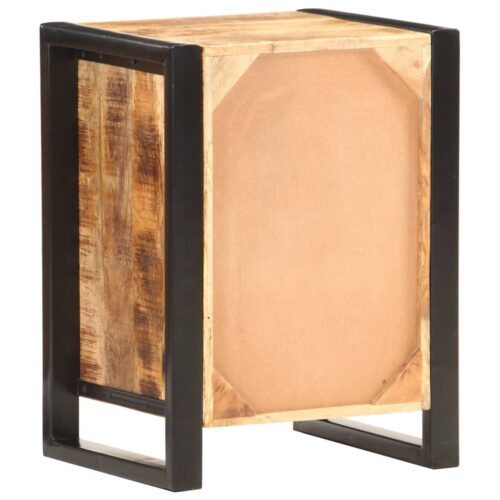 Bedside Cabinet 40x35x55cm Solid Wood Mango - Image 4