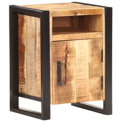 Bedside Cabinet 40x35x55cm Solid Wood Mango - Image 9