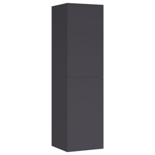 TV Cabinets 2pcs Grey 30.5x30x110cm Engineered Wood - Image 3