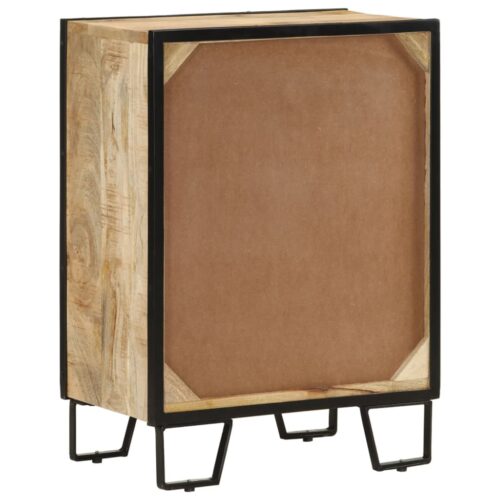 Sideboard with 2 Drawers 53x31x72cm Solid Wood Mango Iron - Image 4