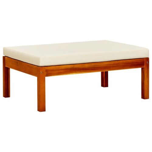 Garden Footrests 2pcs Solid Acacia Wood - Image 2