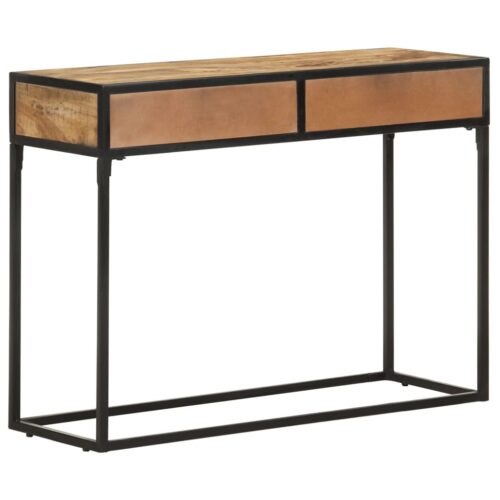 Console Table 100x35x75cm Solid Mango Wood - Image 5